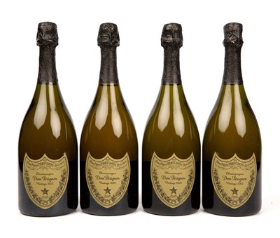 Lot Four bottles of 2002 Dom Perignon Brut,...