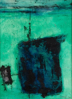 Lot 243 - Ron Russell (1923-1994) Blue and Green, 1962...