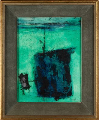 Lot 243 - Ron Russell (1923-1994) Blue and Green, 1962...