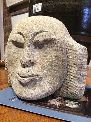 Lot 725 - Manner of Eric Gill (1882-1940) Head stone...