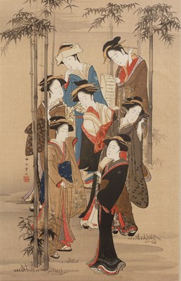 Lot 358 - After Shunshō Katsukawa (1726-1793) Japanese...