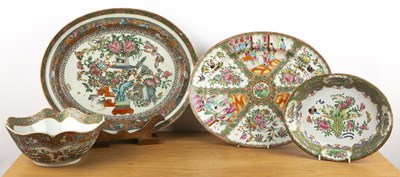 Lot 161 - Four pieces of Cantonese porcelain Chinese,...