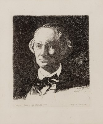 Lot 49 - Edouard Manet (1832-1883) Charles Baudelaire,...