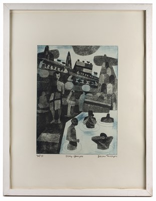Lot 167 - Julian Trevelyan (1910-1988) Holy Ganges, 1968...