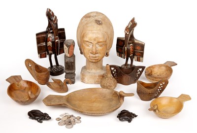 Lot 110 - A collection of eastern tribal art to include...