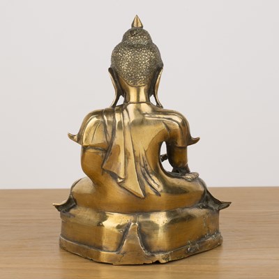 Lot 450 - Bronze buddha Burmese, 17th/18th Century the...