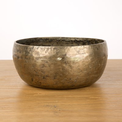 Lot 452 - Singing bowl Nepalese, 18th/19th Century of...