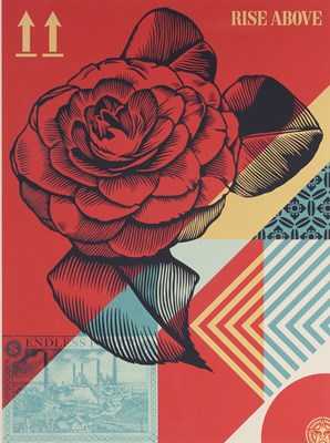 Lot 198 - Shepard Fairey (b.1970) Rise Above, 2021...