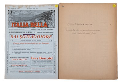 Lot 1 - Set of 10 early Caproni publicity prints