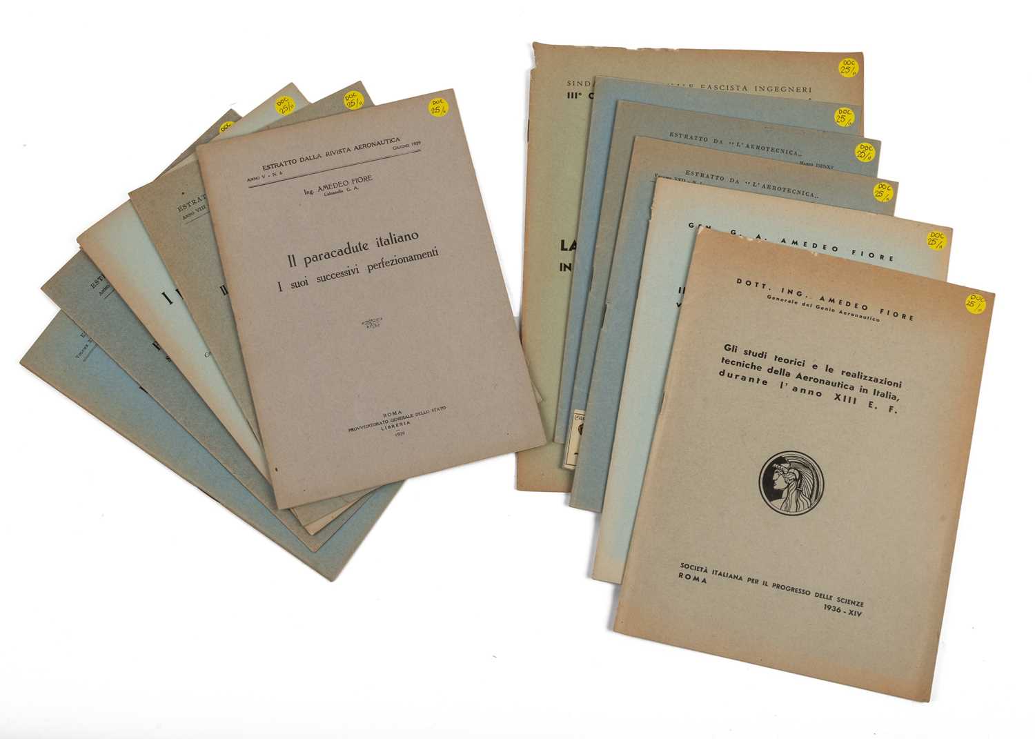 Lot 39 - 1929-1937 Dott. Ing. Amedeo Fiore