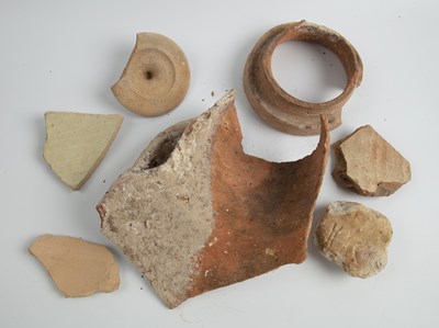 Lot 143 - Roman Pottery shards from Leptus Magna