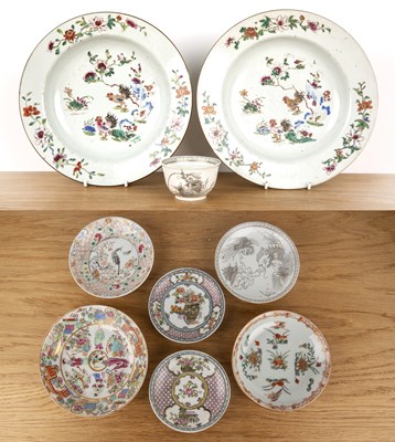 Lot 487 - Group of pieces Chinese including two...