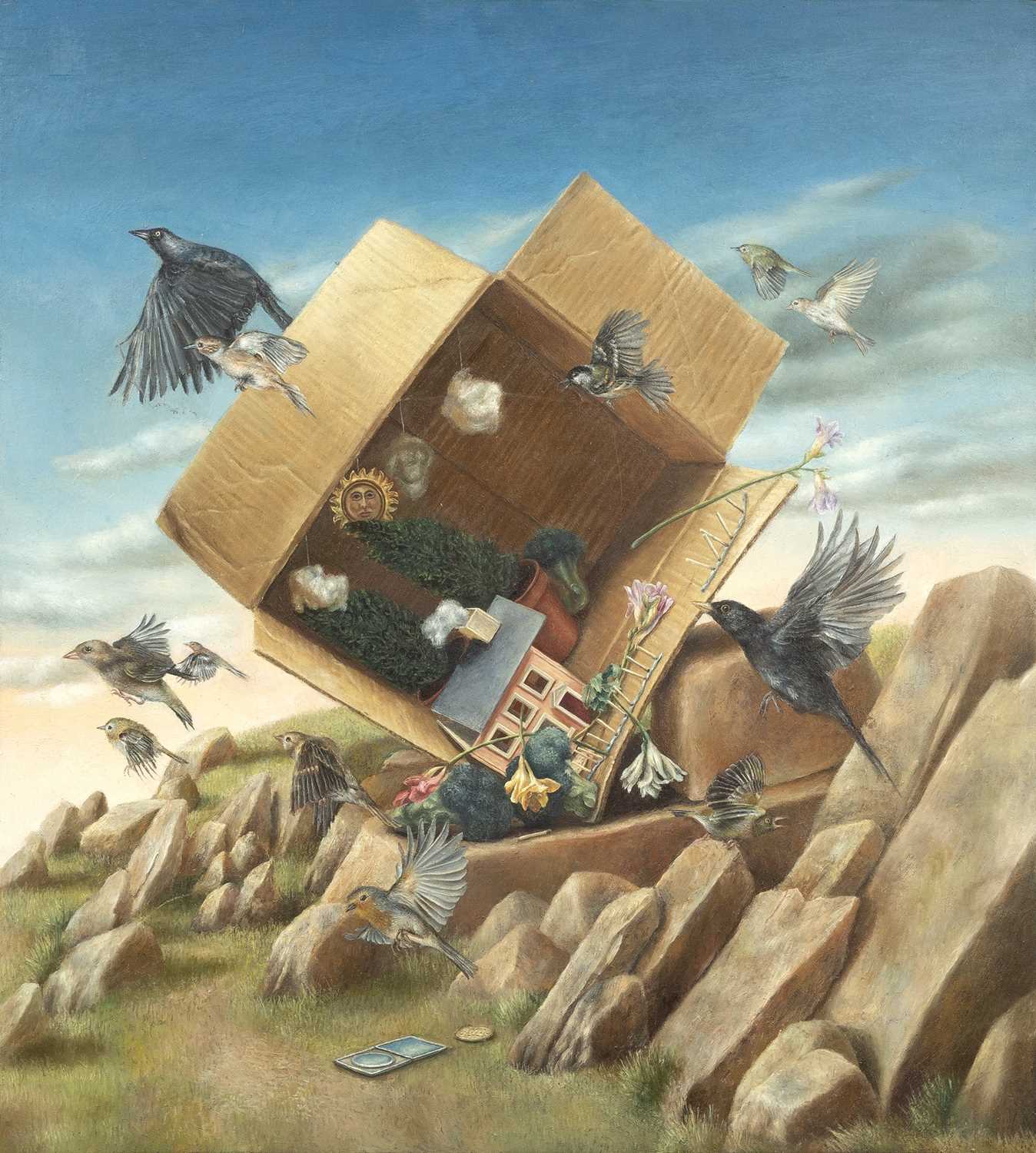 Lot 389 - Sally Moore (b.1962) Shelter II, 1999 signed...