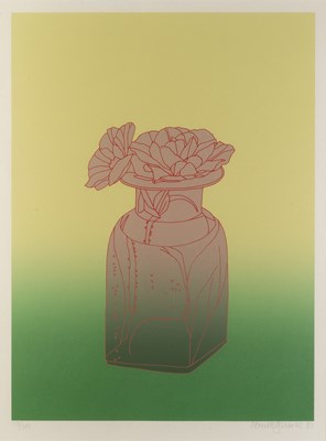 Lot 10 - Derrick Greaves (1927-2002) Vase of Flowers,...