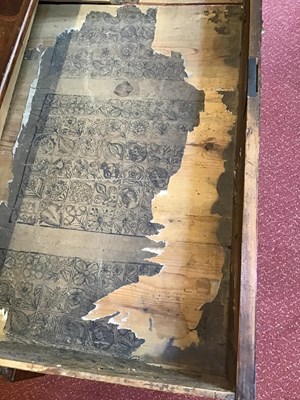 Lot 15 - An 18th century walnut and burr wood inlaid...