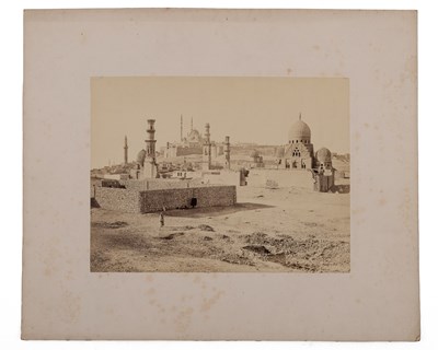 Lot 495 - Egypt:- A group of eight unframed monochrome...