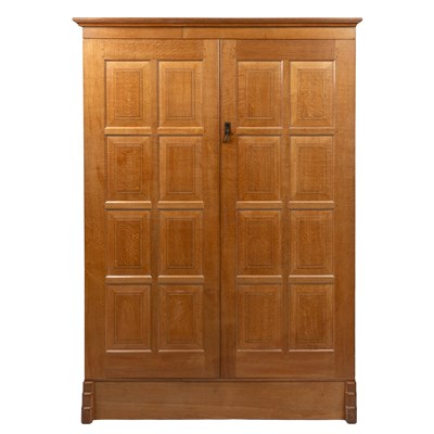 Lot 790 - Hugh Birkett (1919-2002) Wardrobe oak, with...