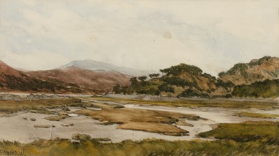 Lot 204 - Edmund Morrison Wimperis Estuary scene, signed,...