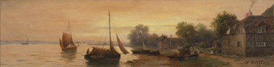 Lot 231 - Frank Rawlings Offer (1847-1932) Sunset with...