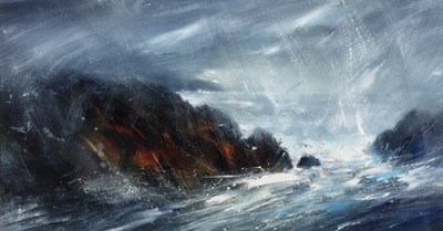 Lot 237 - Judy Linnell (20th century) Winter sea,...