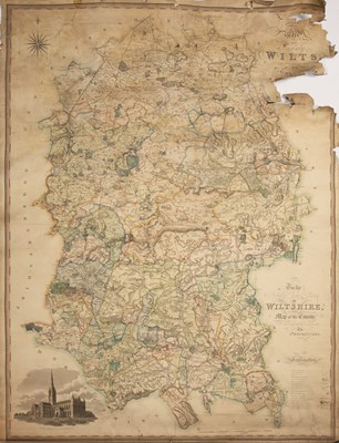 Lot 64 - An early 19th century map of the county of...