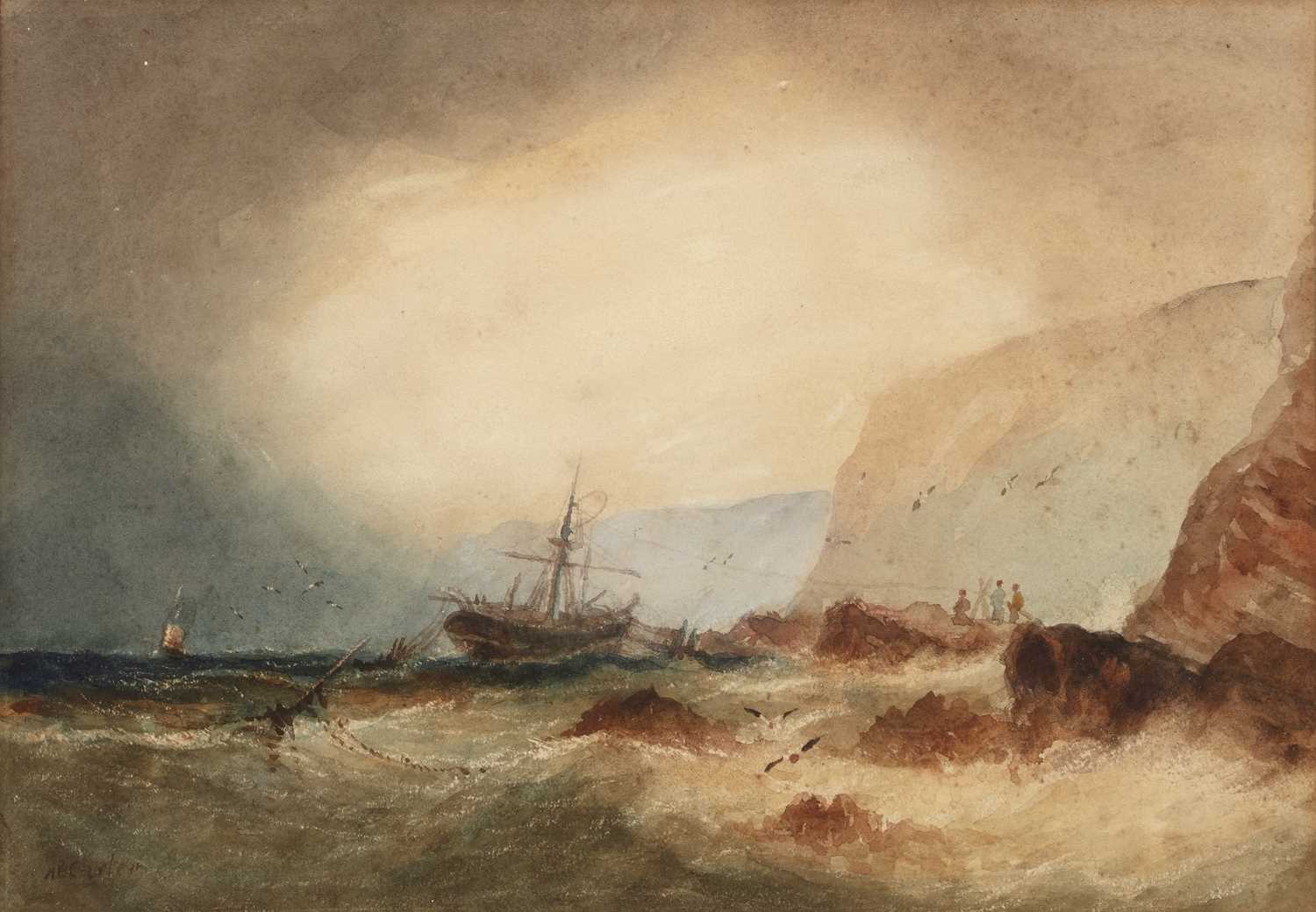 Lot 264 - Henry Barlow Carter (1803-1867) A rescue off...