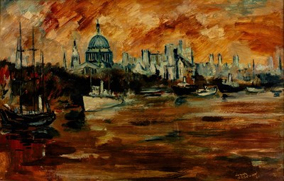 Lot 210 - Lawrence James Isherwood (1917-1988) St Pauls...