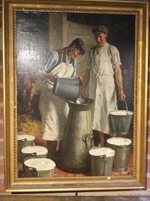 Lot 269 - William Gunning King (1859-1940) The dairy...