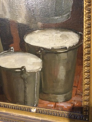 Lot 269 - William Gunning King (1859-1940) The dairy...