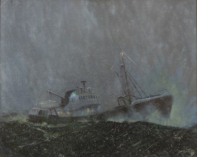 Lot 279 - James Kirby (1917-1999) Through the snow,...