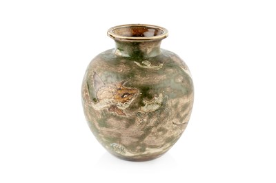 Lot 733 - Martin Brothers Aquatic Vase, March 1903...