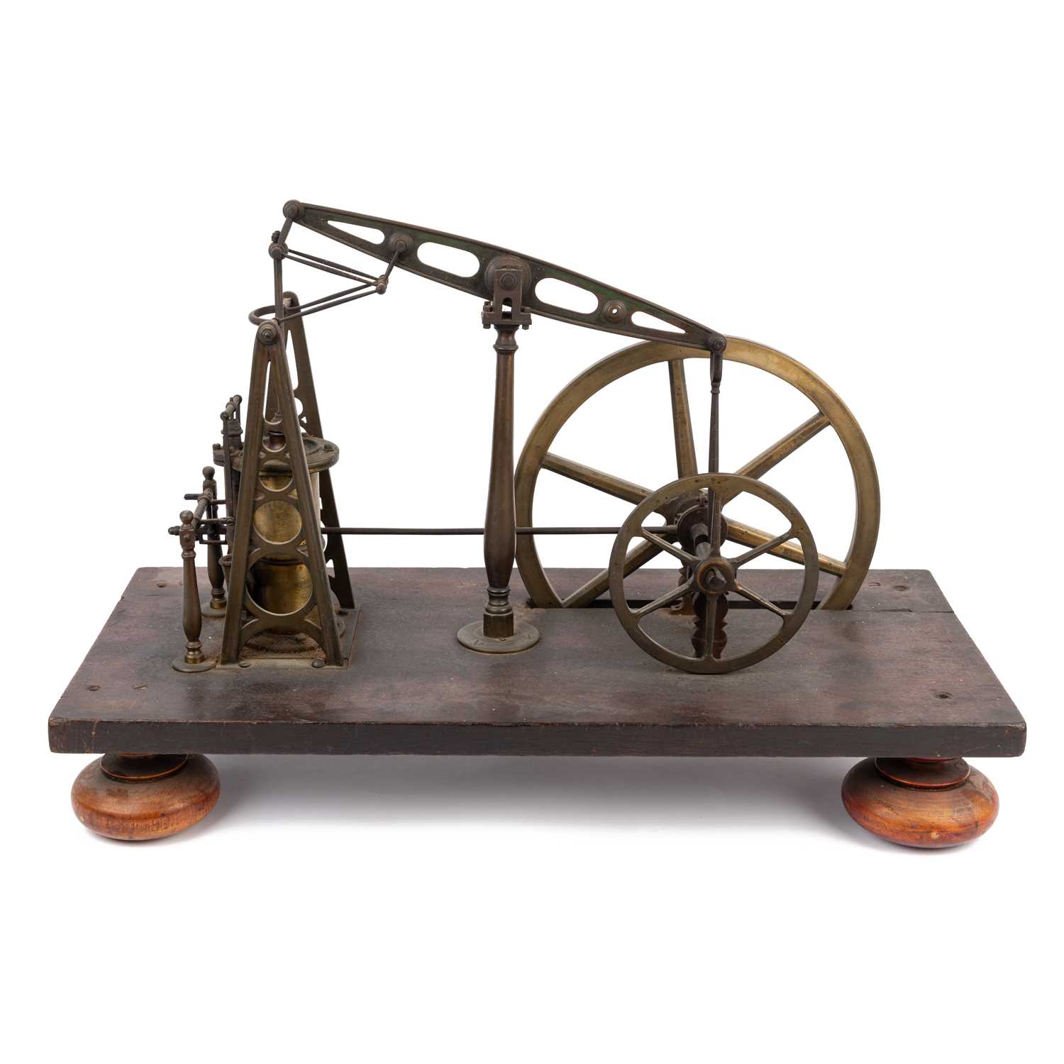 Lot 12 - A 19th century model steam engine