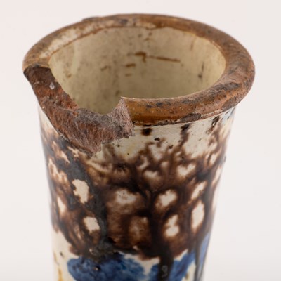 Lot 20 - A Whieldon ware vase