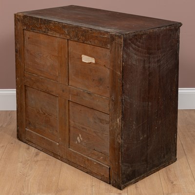 Lot 498 - An oak fossil specimen cabinet