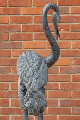 Lot 1263 - A large bronze fountain