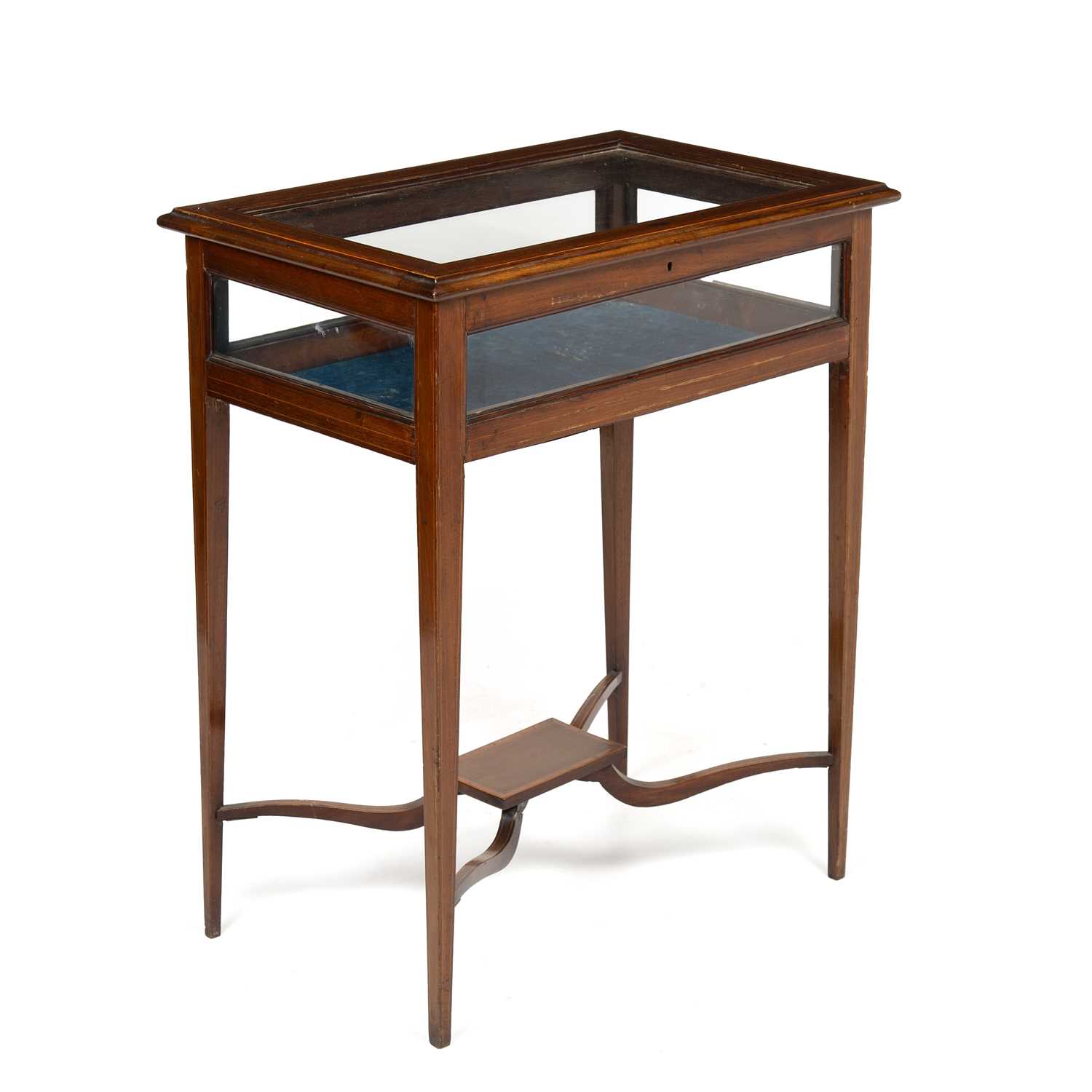 Lot 63 - An Edwardian mahogany and satinwood inlaid...