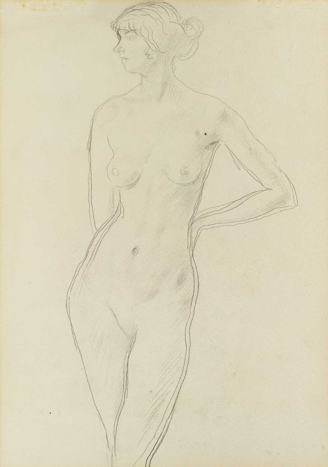 Lot Augustus John (1878-1961) Standing Nude with a...
