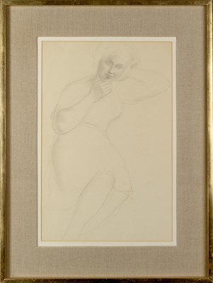 Lot 148 - Christopher Wood (1901-1930) Seated Girl...