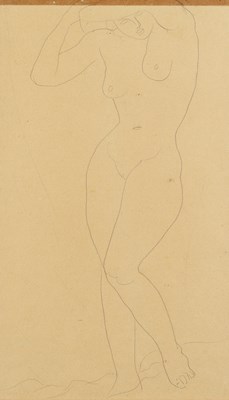 Lot 150 - Christopher Wood (1901-1930) Nude with Raised...