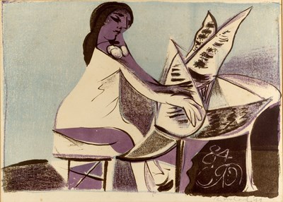 Lot 161 - Ceri Richards (1903-1971) The Pianist, 1949...