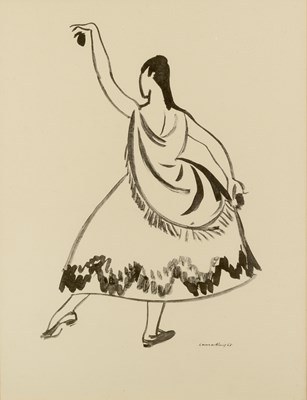 Lot 162 - Laura Knight (1877-1970) Lydia Lopokova in le...