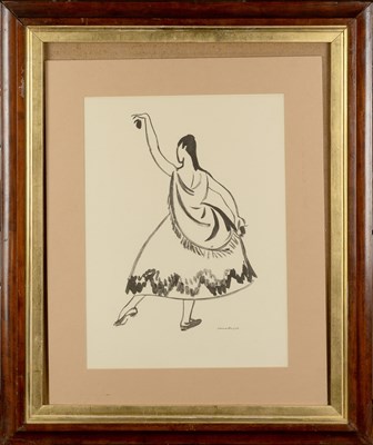 Lot 162 - Laura Knight (1877-1970) Lydia Lopokova in le...