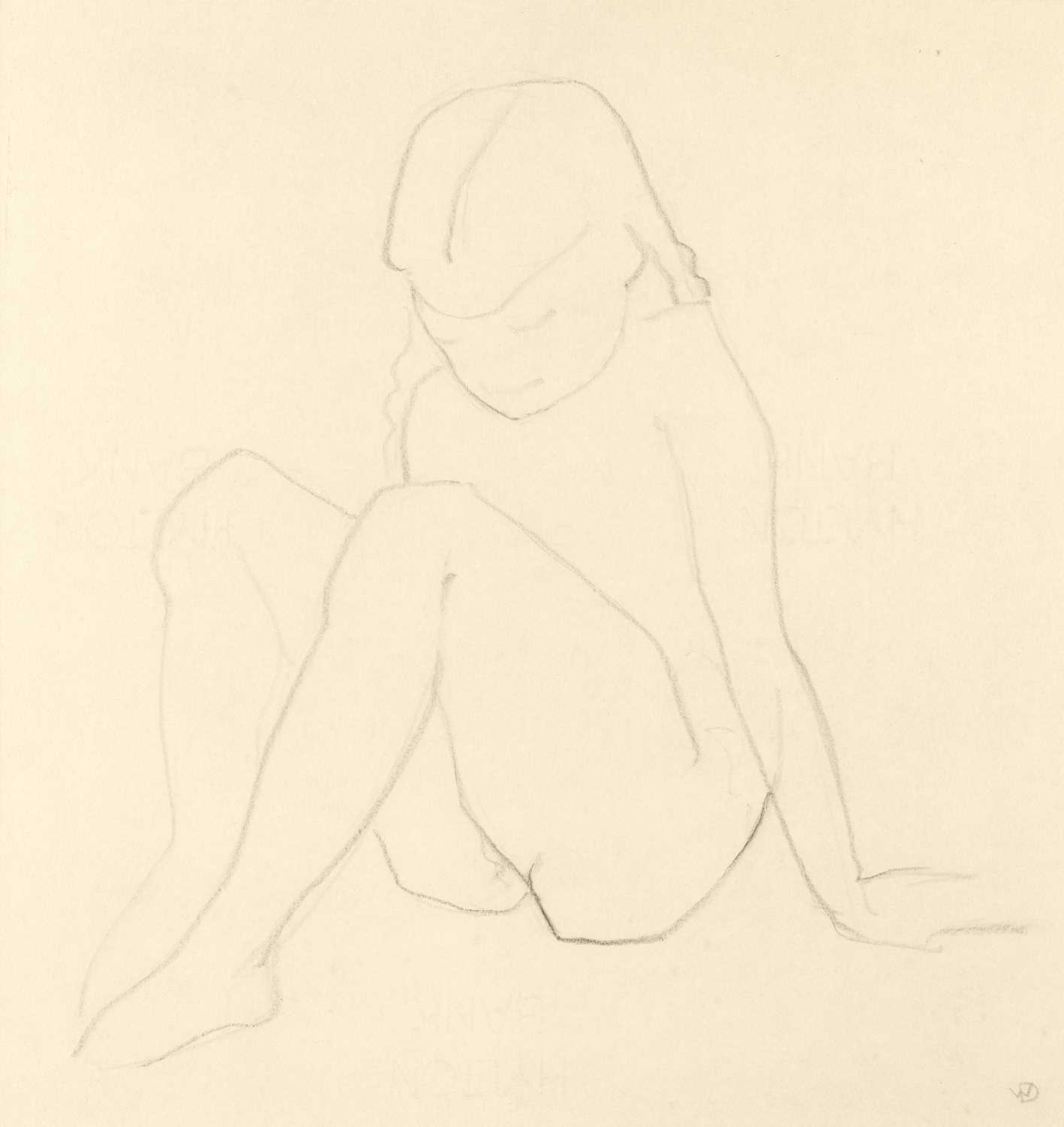 Lot 178 - David Wynne (1926-2014) Seated Female Nude...