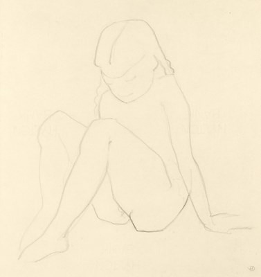 Lot 178 - David Wynne (1926-2014) Seated Female Nude...