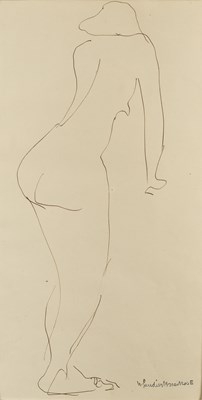 Lot 159 - Henri Gaudier-Brzeska (1891-1915) Nude Back...