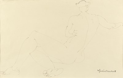 Lot 160 - Henri Gaudier-Brzeska (1891-1915) Seated Nude...