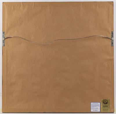 Lot 293 - Embroidered panel Chinese sandstone orange...