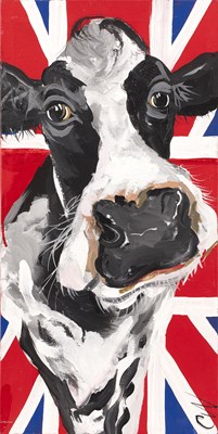 Lot 446 - Caroline Walker (Contemporary) Cow with Union...