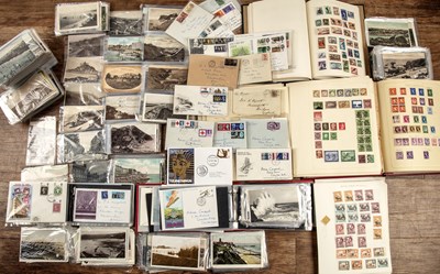 Lot 387 - Large collection of stamps and postcards to...