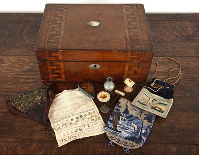 Lot 263 - Collection of items comprising: a Tunbridge...